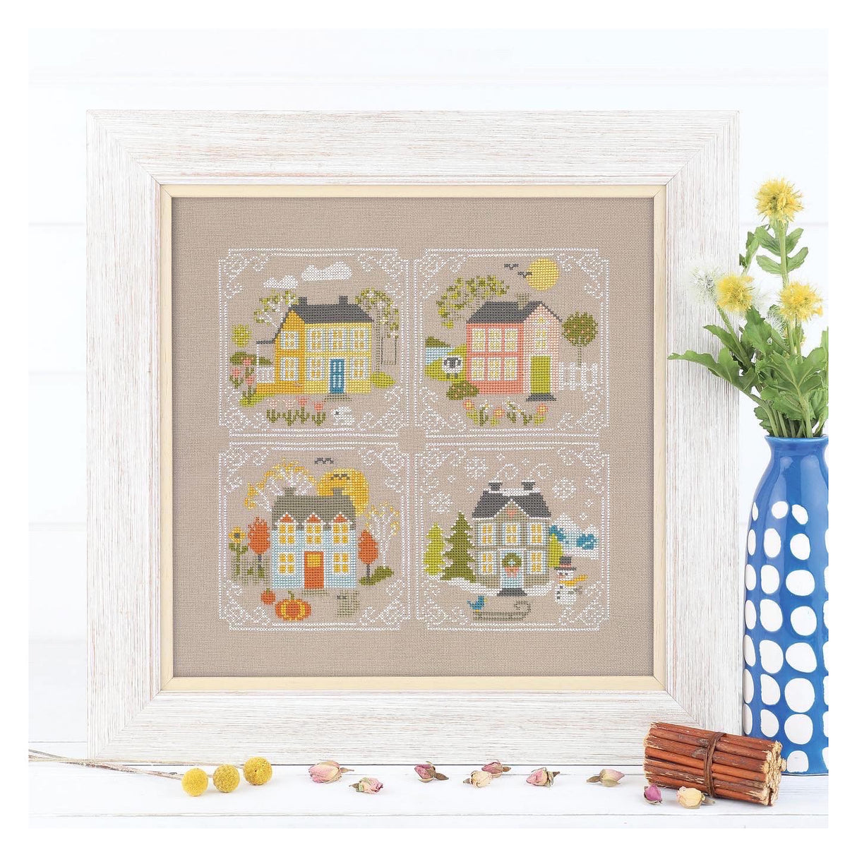 Home Sweet Home: Moderne Kreuzstich-Designs für Haus und Garten