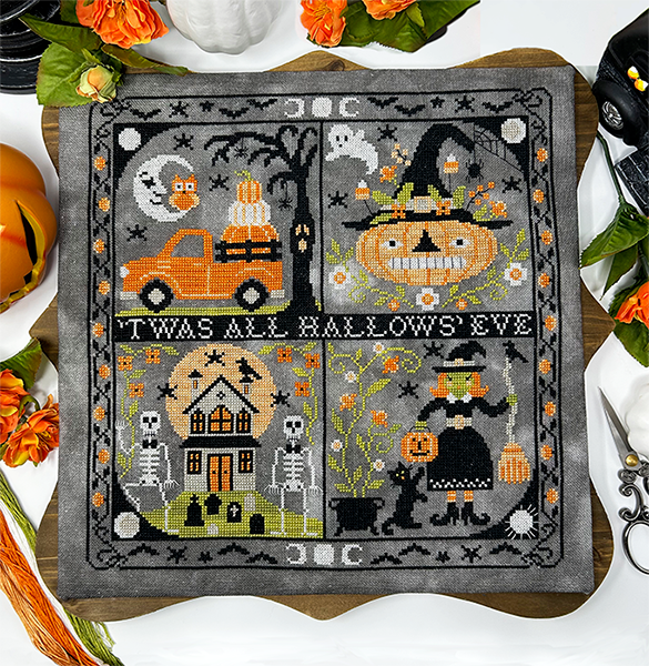 2023 Halloween SAL: All Hallows' Eve Cross Stitch Pattern
