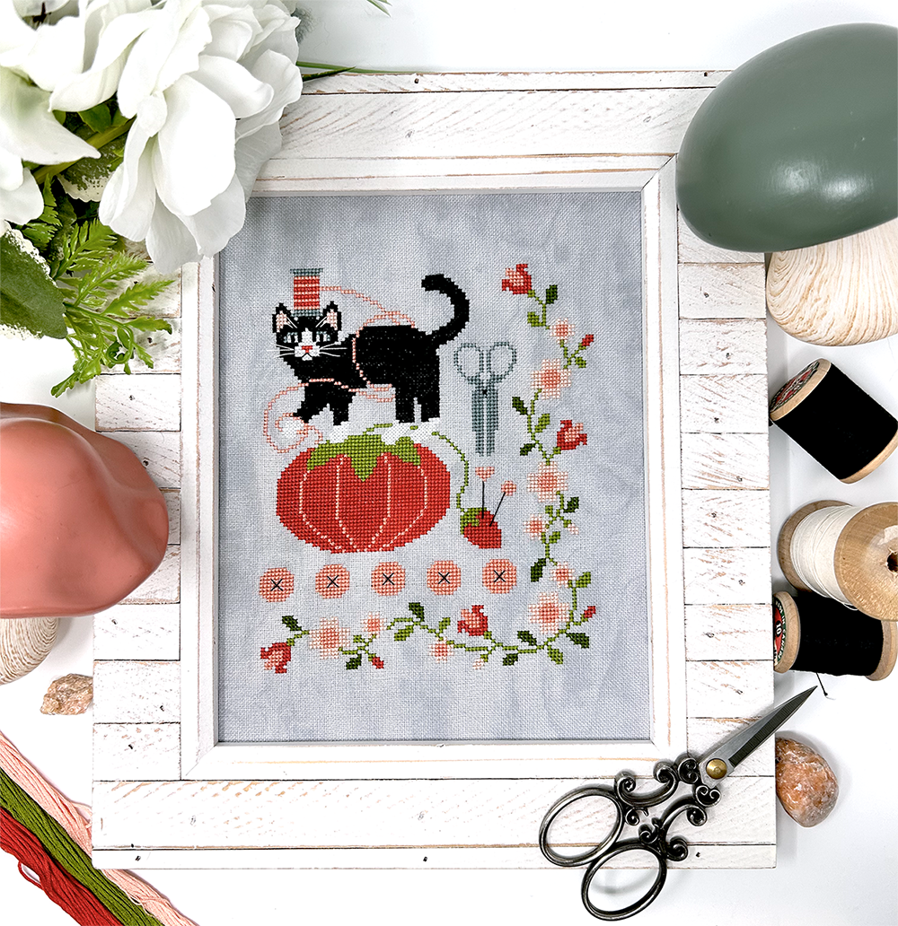 My Cat Helper Cross Stitch Pattern PDF