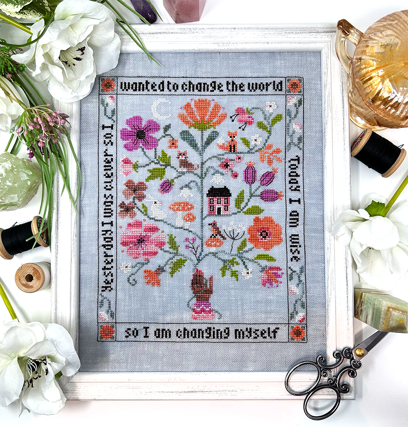 Yesterday I was Clever Cross Stitch Pattern PDF