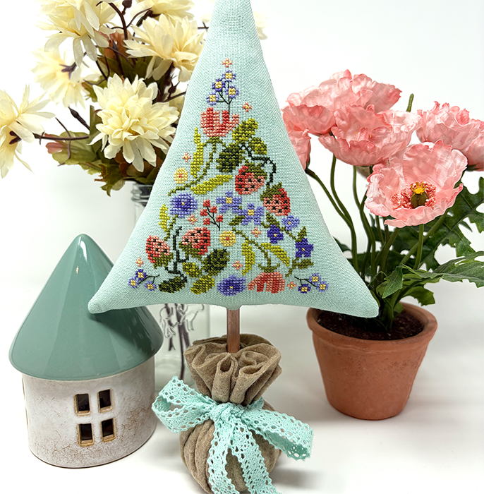 Spring Foliage Tree - Modern Cross Stitch PDF