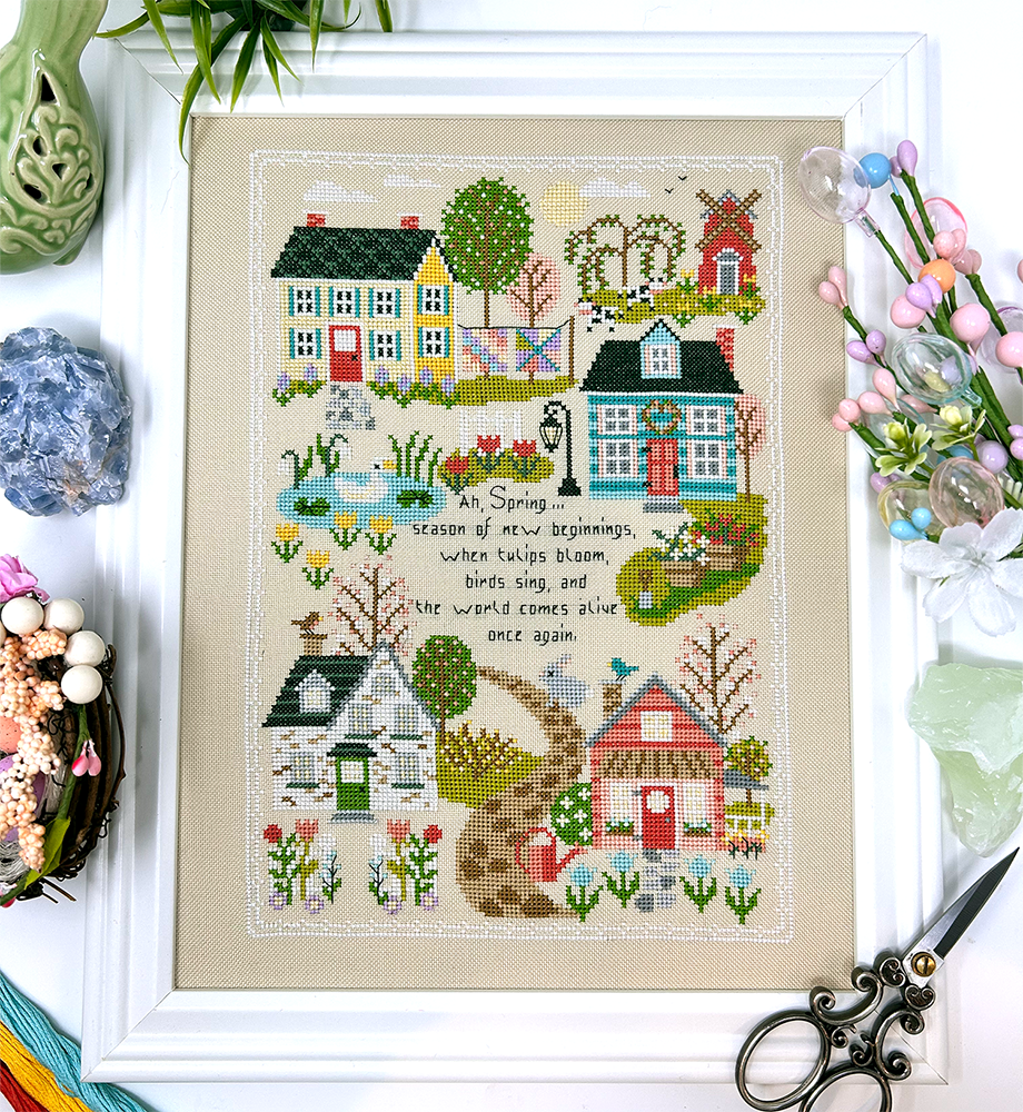 Spring Traditions Sampler - Modern Cross Stitch Pattern PDF