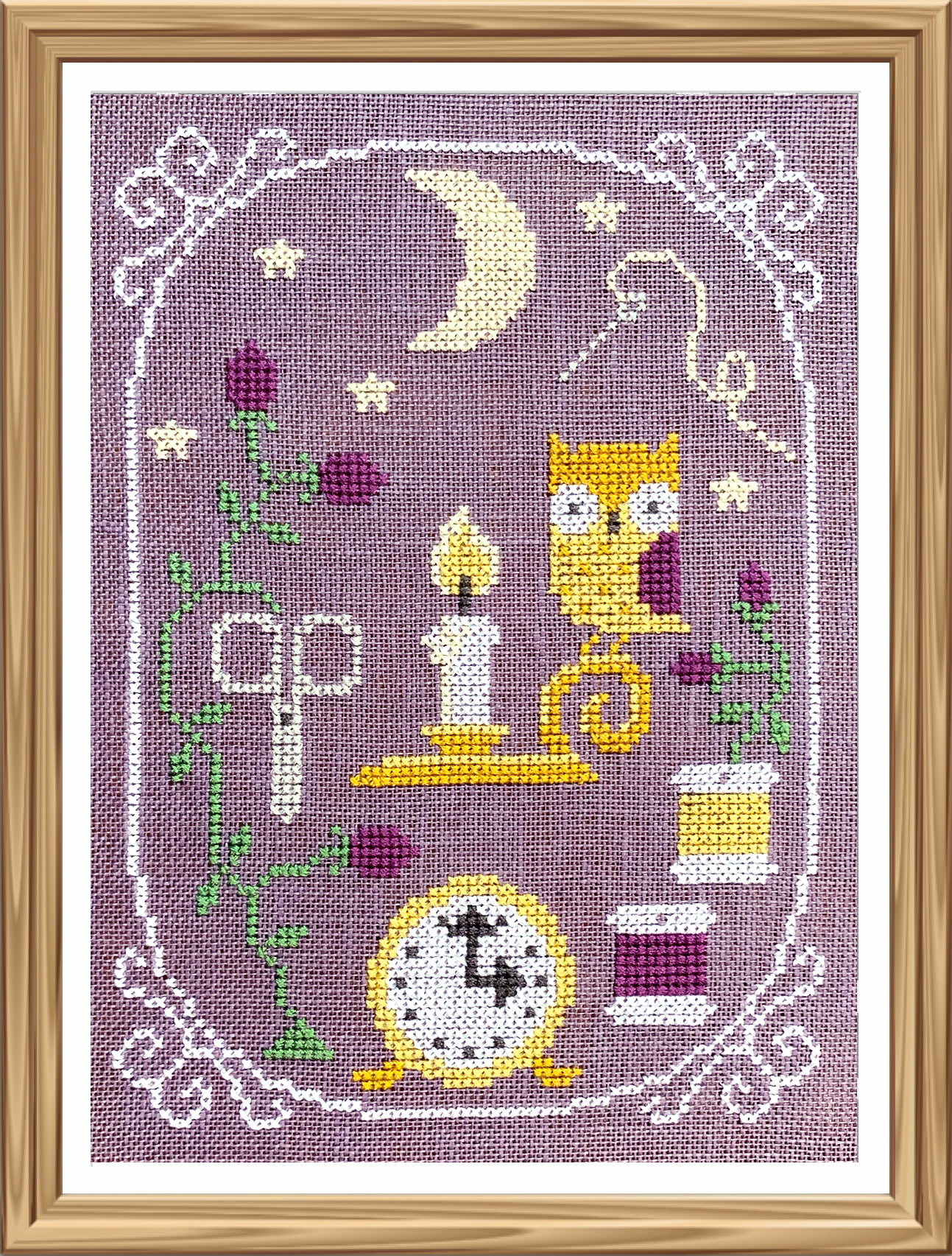 Up All Night - Modern Cross Stitch PDF