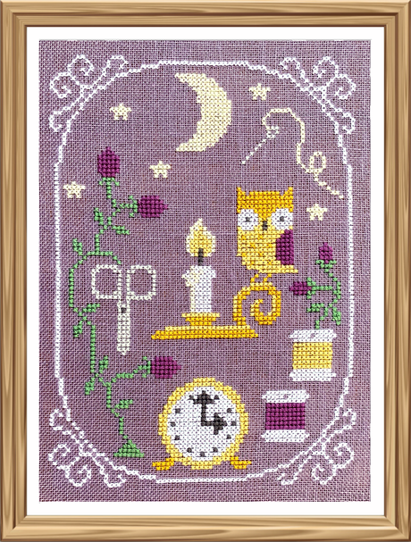 Up All Night - Modern Cross Stitch PDF