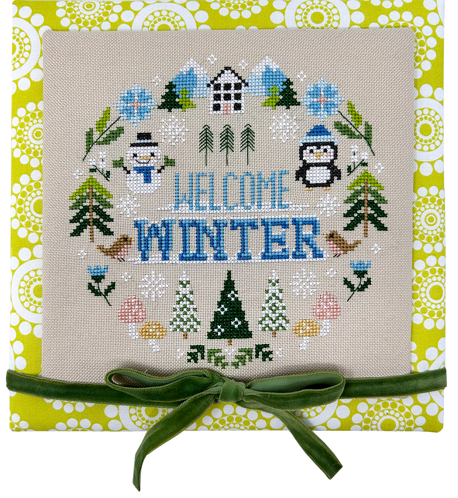 Couronne d'hiver - Point de croix moderne PDF