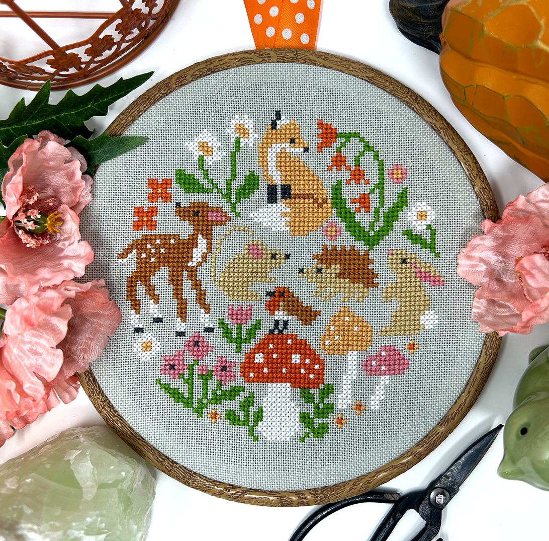 Woodland Whimsies - Modern Cross Stitch PDF