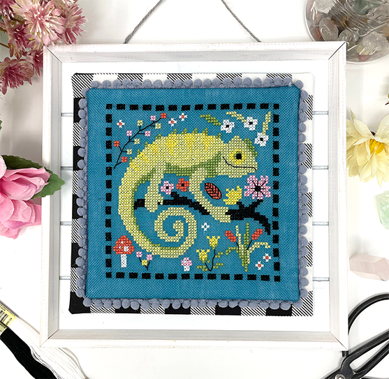 Karma Chamäleon Kreuzstichmuster PDF