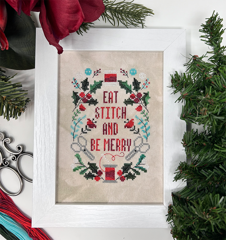 Stitch & Be Merry Cross Stitch Pattern PDF