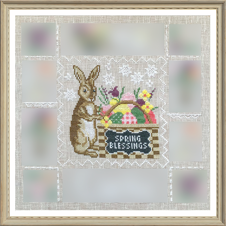 2021 Spring SAL: Spring Blessings Cross Stitch Pattern