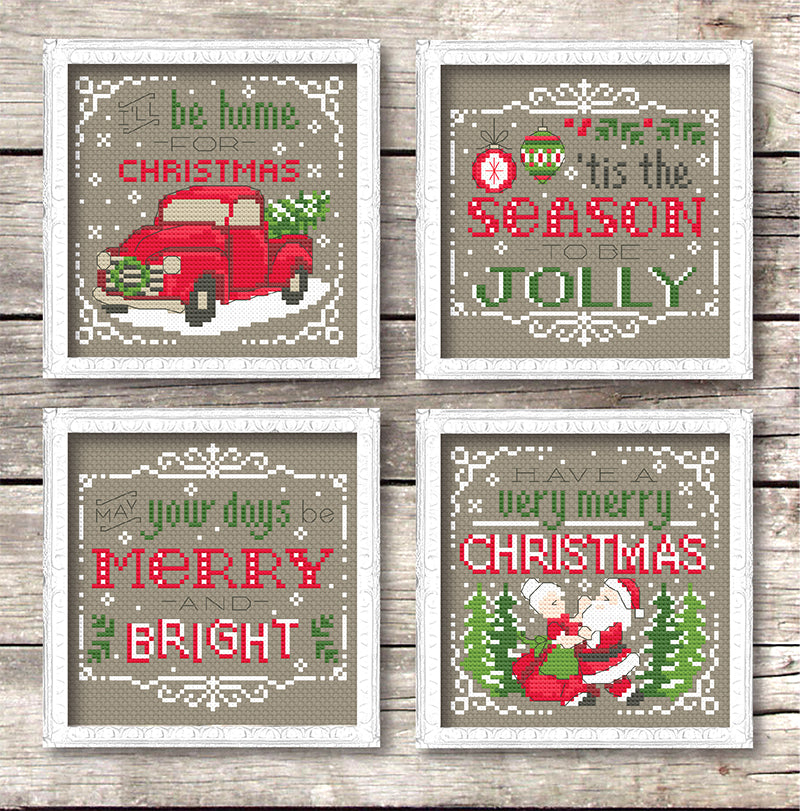 Four Christmas motifs