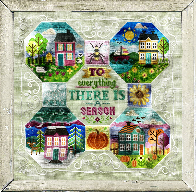 Four seasons with houses