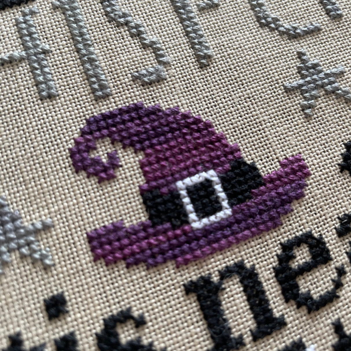 2021 Halloween SAL: Wenn Hexen reiten gehen Kreuzstichmuster