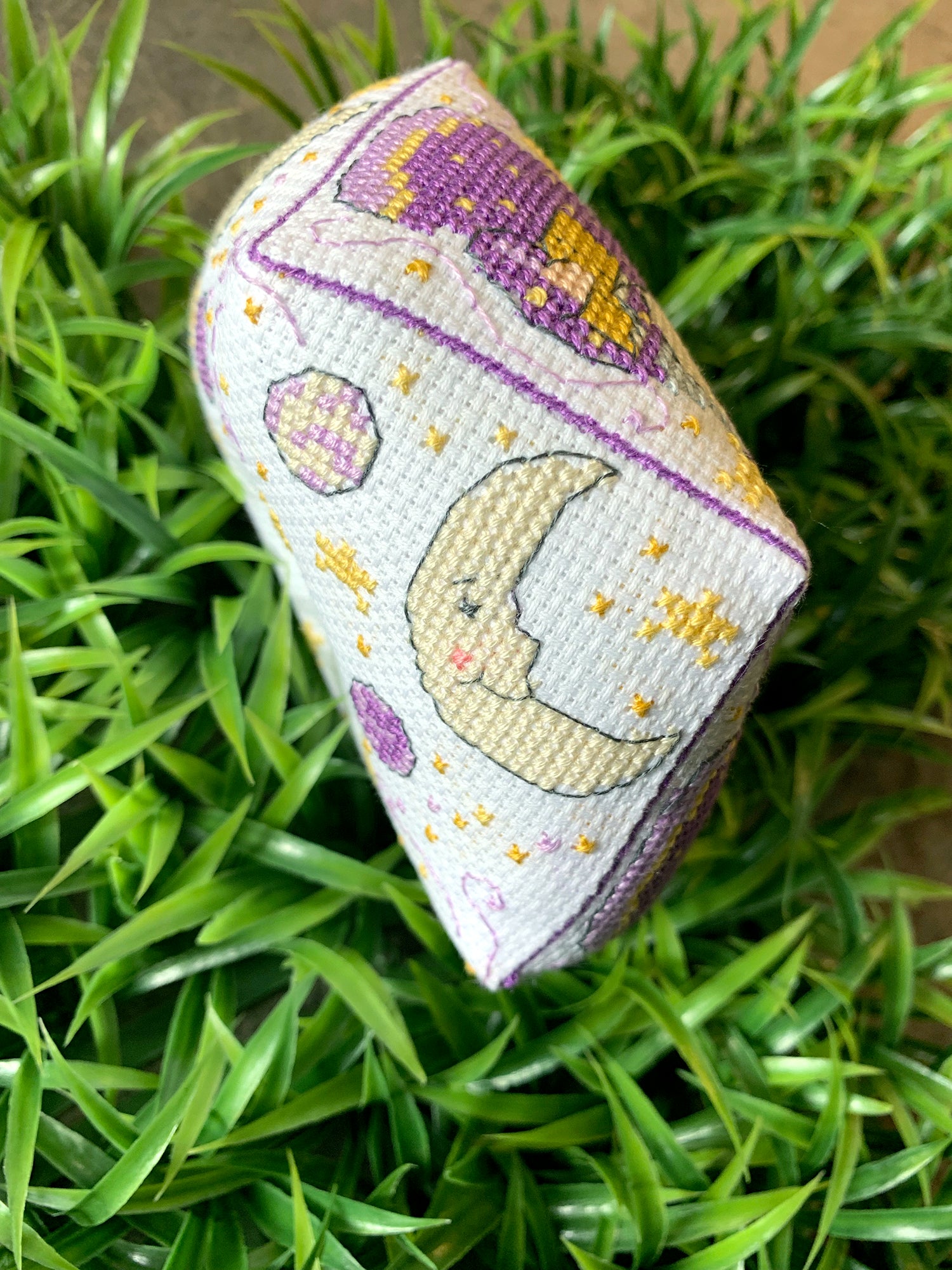 Moon and stars on sides