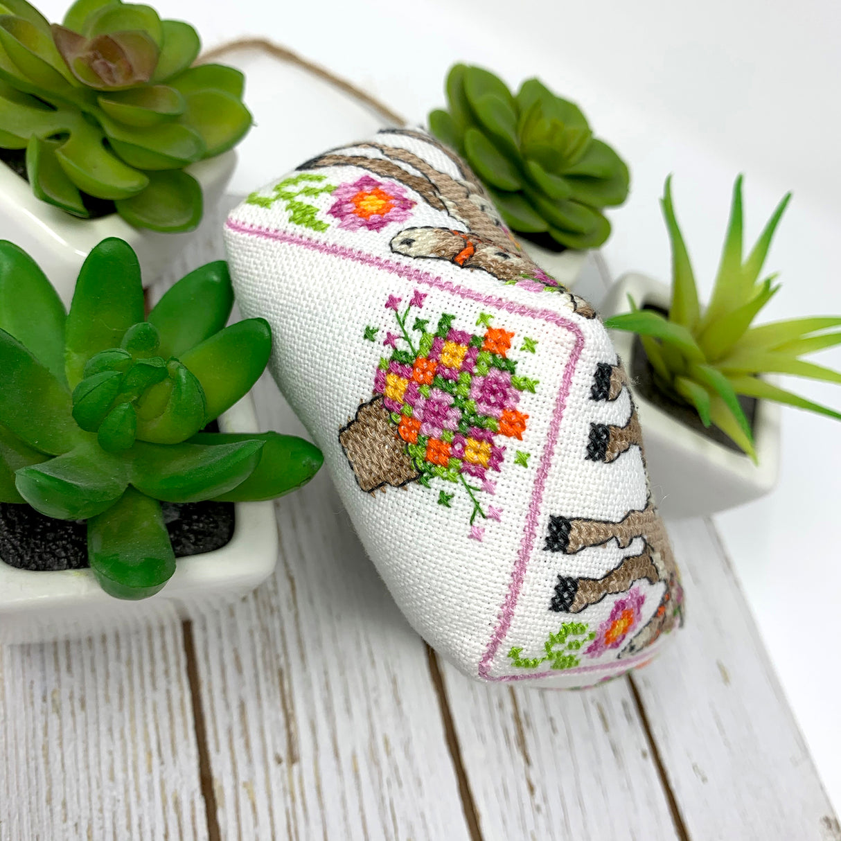 Donkey Biscornu - Modern Cross Stitch Pattern