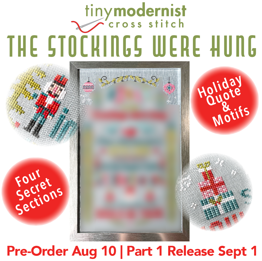 2021 Holiday SAL: The Stockings Were Hung Cross Stitch Pattern