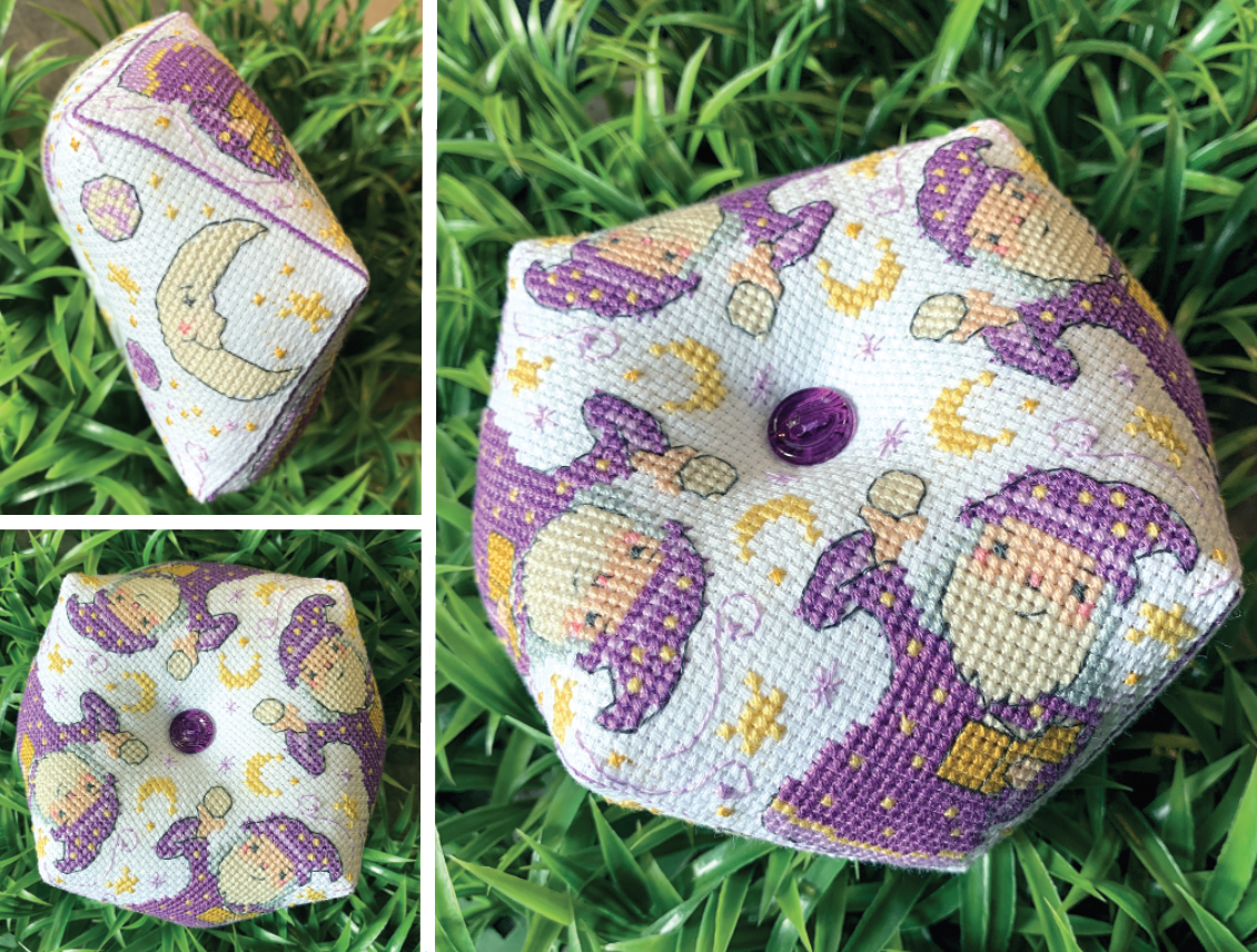 Purple wizard with crystal ball