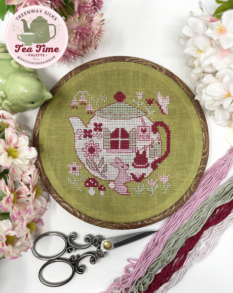 Always Time for Tea - Cross Stitch PDF Pattern