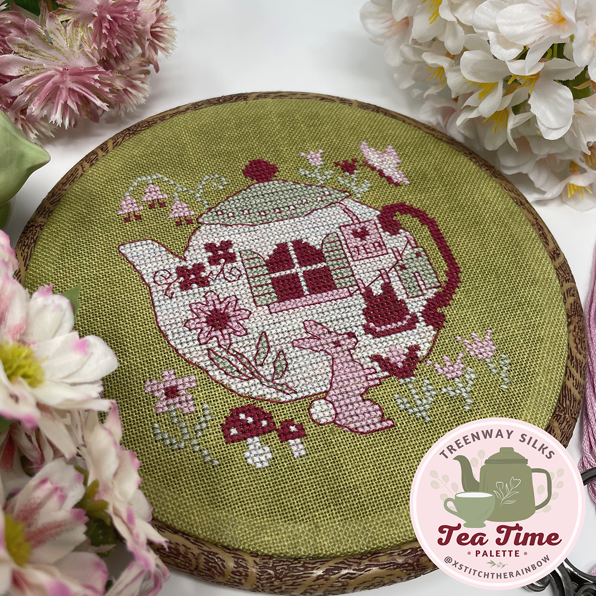 Always Time for Tea - Cross Stitch PDF Pattern