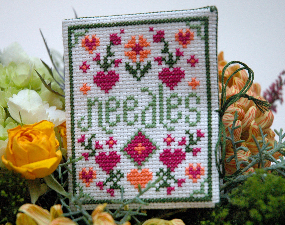 Floral Needle Case Cross Stitch Pattern Instant Download