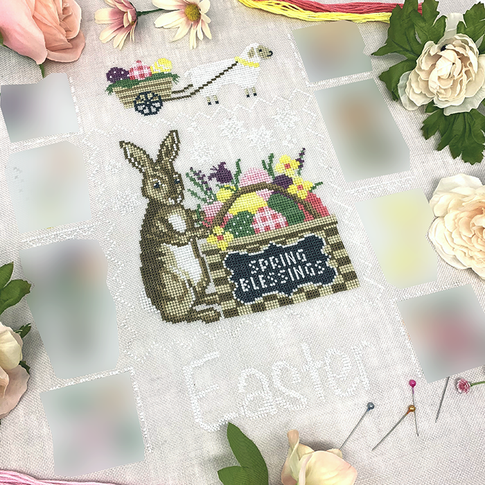 2021 Spring SAL: Spring Blessings Cross Stitch Pattern