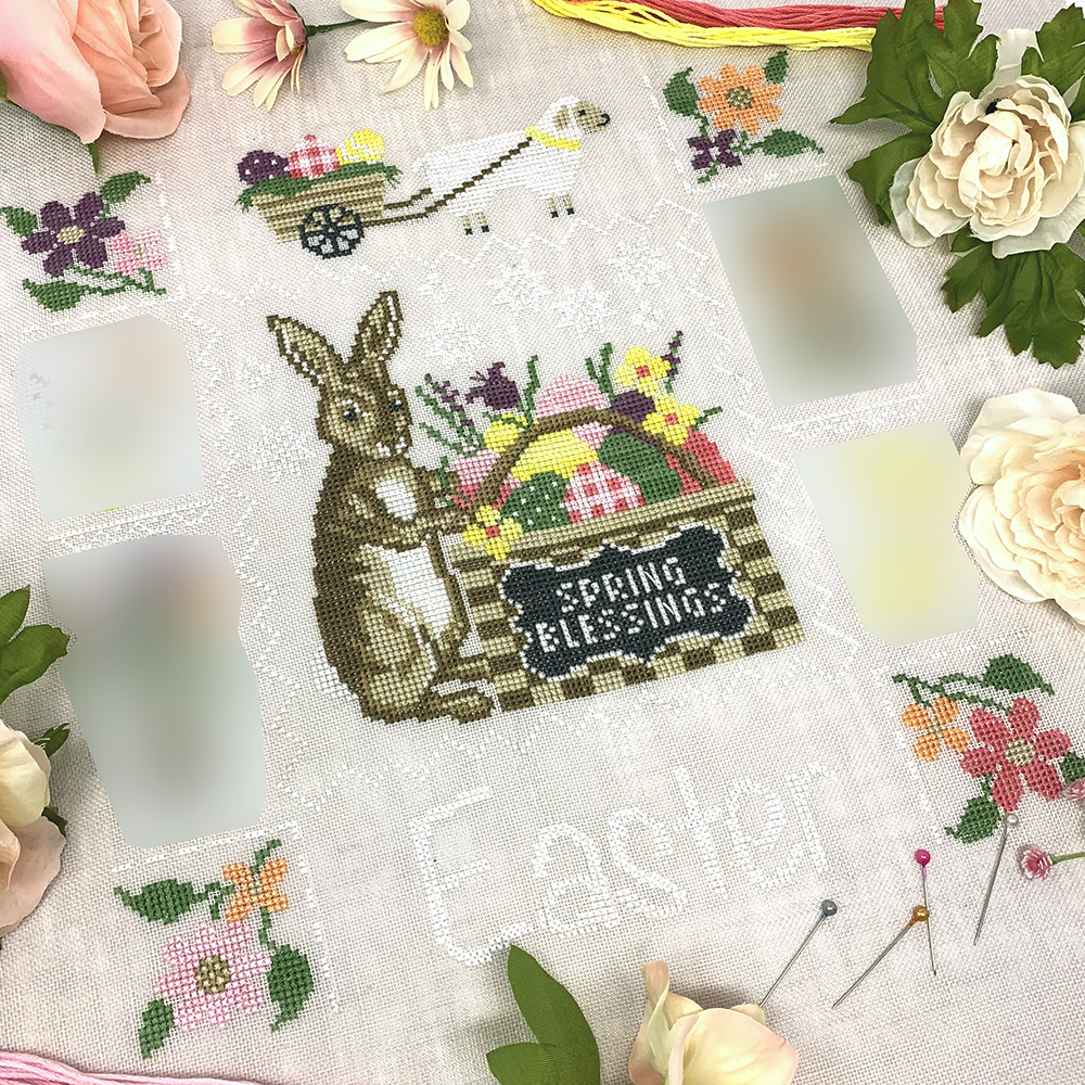 2021 Spring SAL: Spring Blessings Cross Stitch Pattern