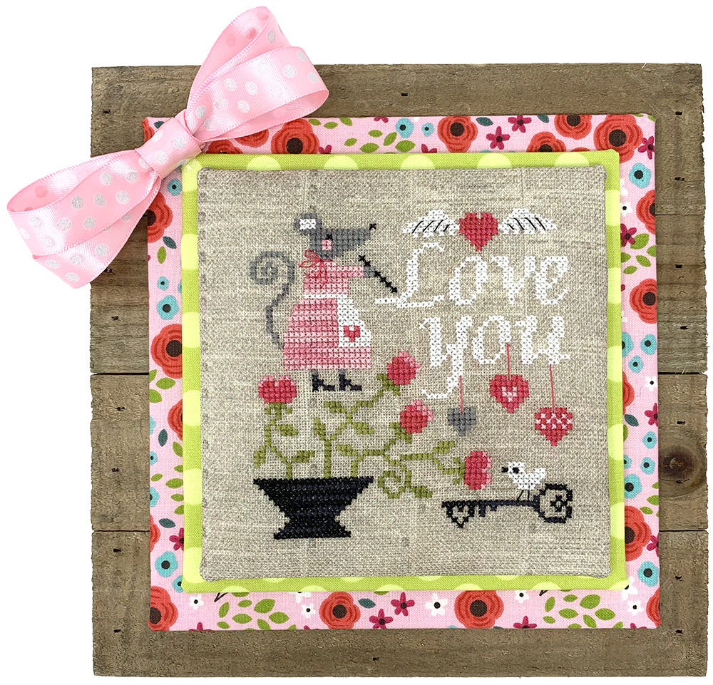 Mouse writing i love you