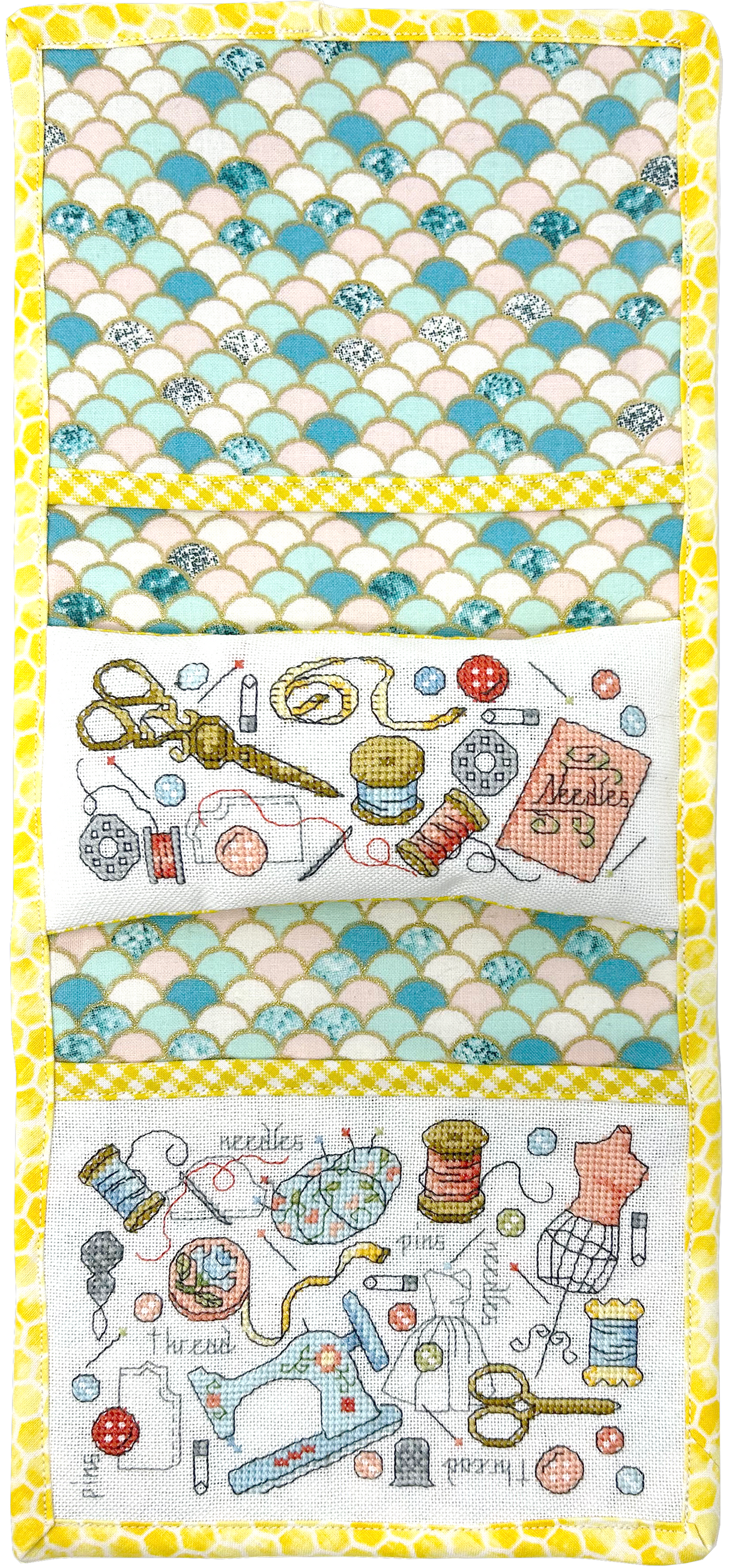 Coussin à épingles pour fauteuil - Modèle de point de croix moderne PDF