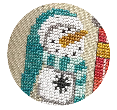 2022 Holiday SAL: Christmas Snow Globe Cross Stitch Pattern