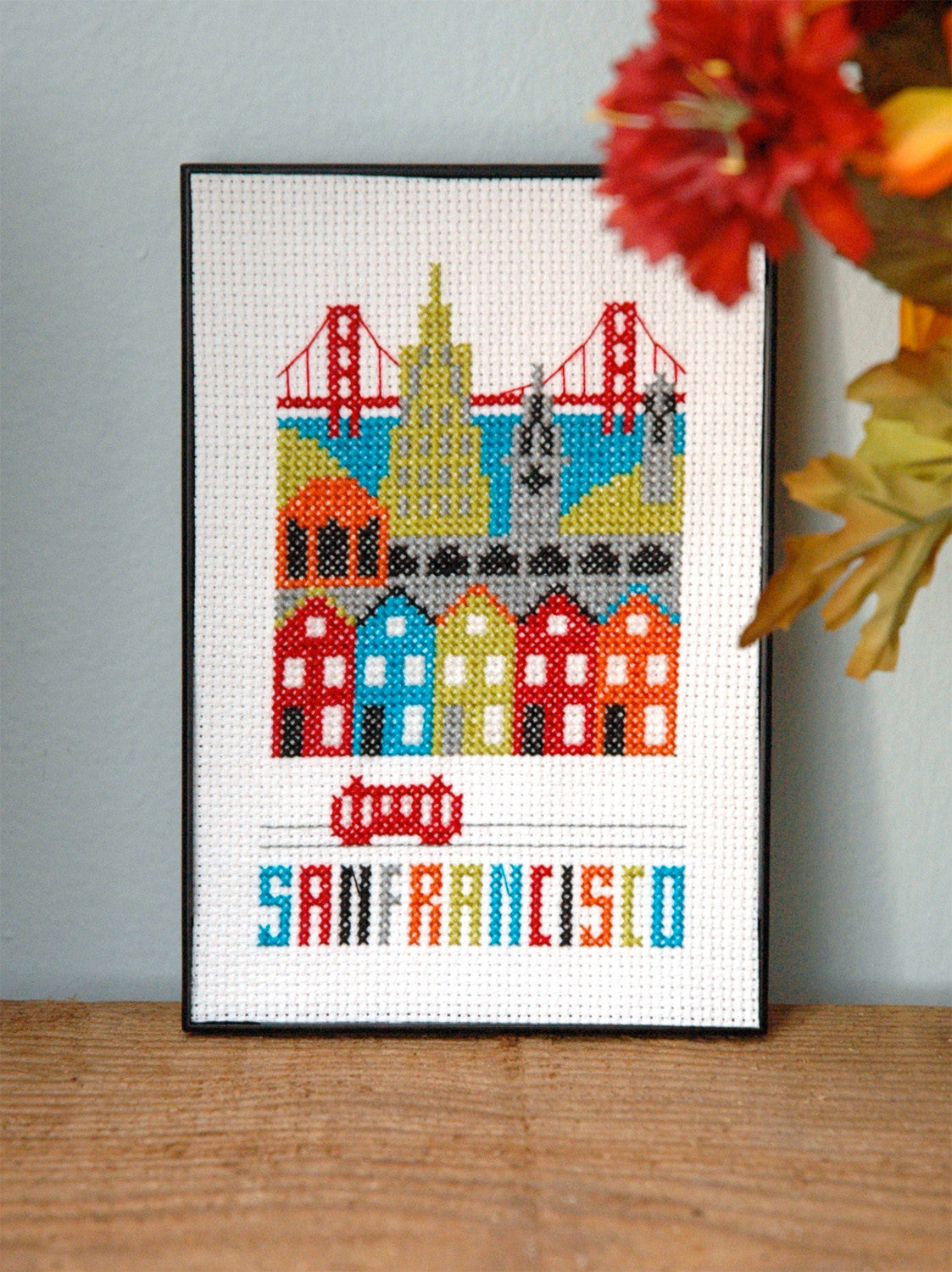 San Francisco Cross Stitch Chart Instant Download
