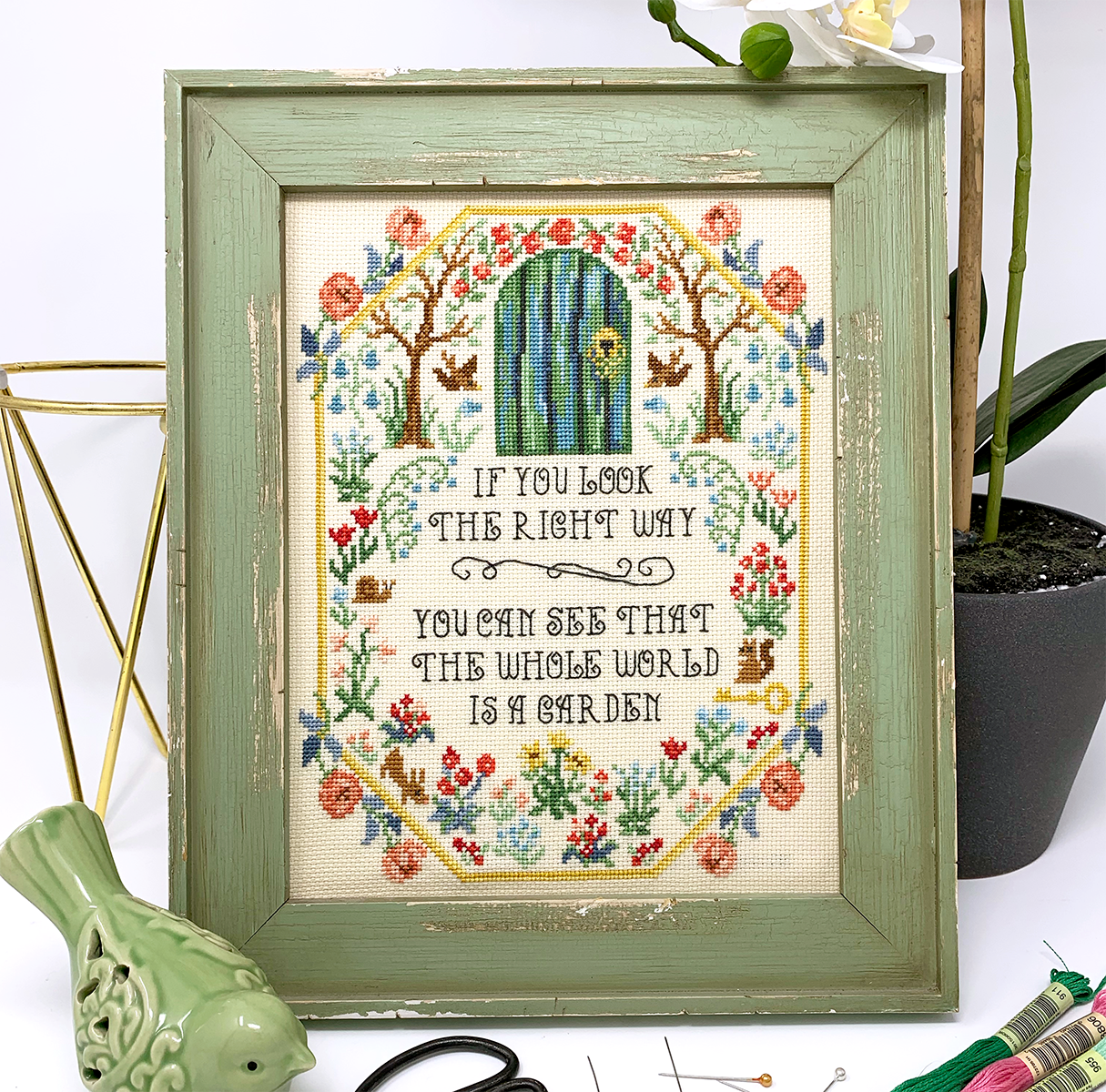 Secret Garden - Modern Cross Stitch Pattern