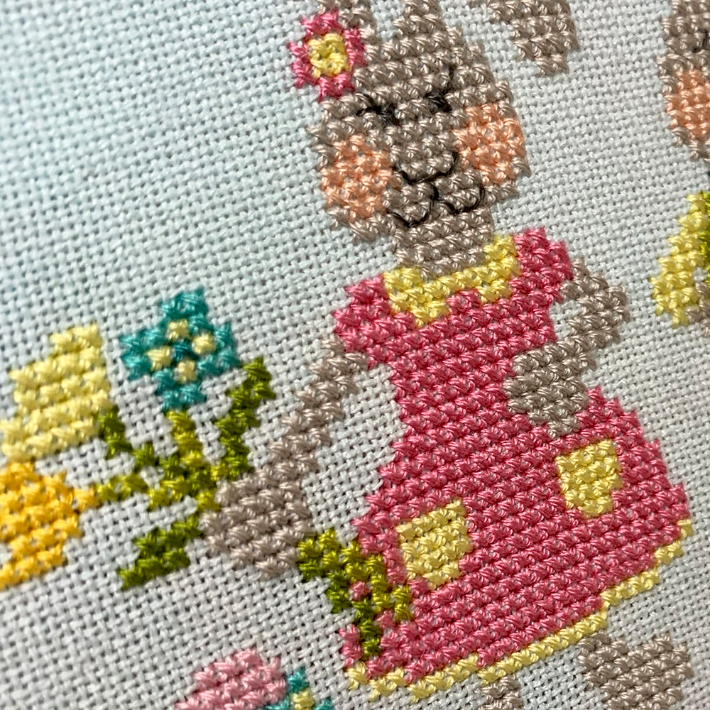 2020 Spring SAL: Easter Wishes Cross Stitch Pattern