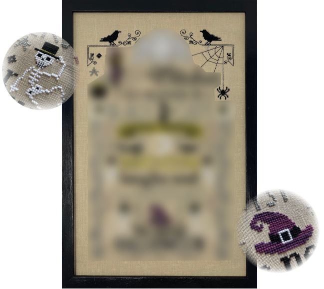 2021 Halloween SAL: Wenn Hexen reiten gehen Kreuzstichmuster