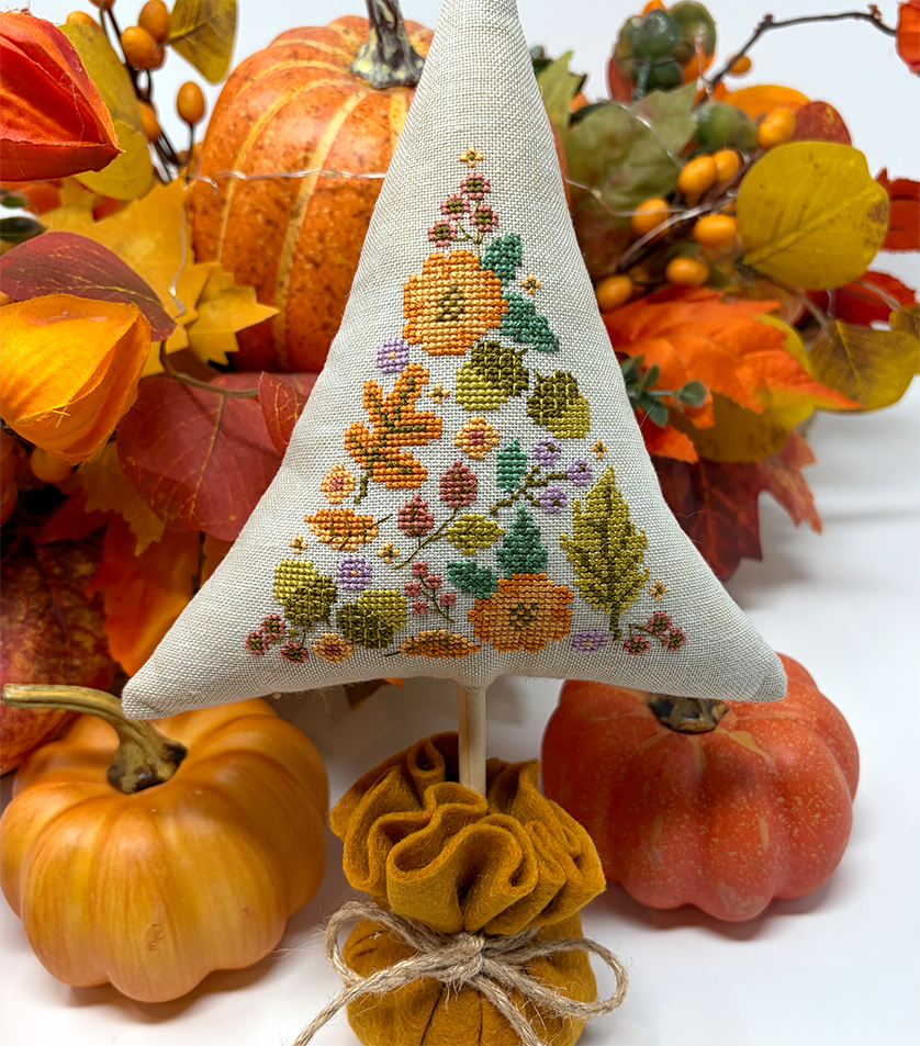 Autumn Foliage Tree - Modern Cross Stitch PDF