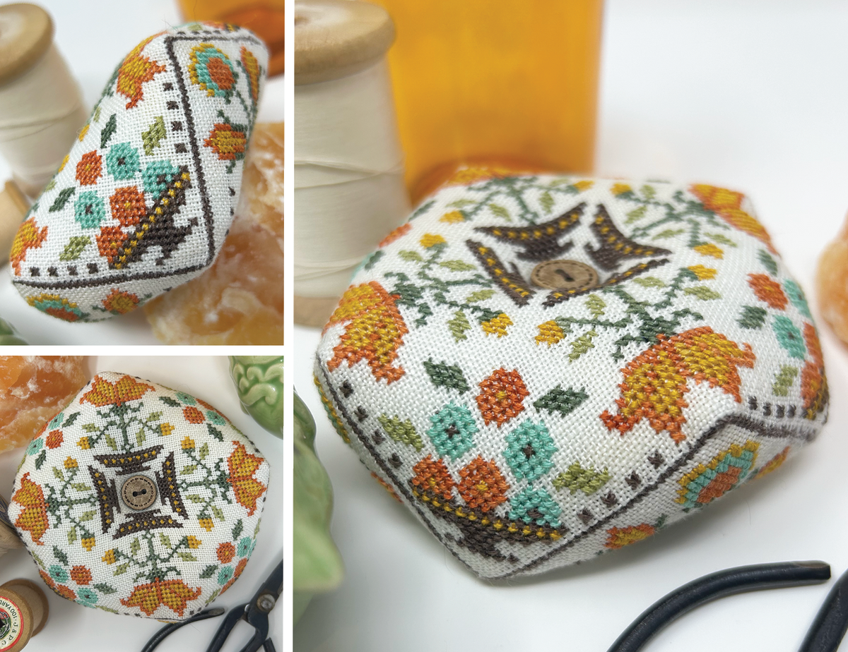 Fall Prim Biscornu - Modern Cross Stitch PDF