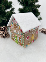 3D Gingerbread House - Modern Cross Stitch PDF