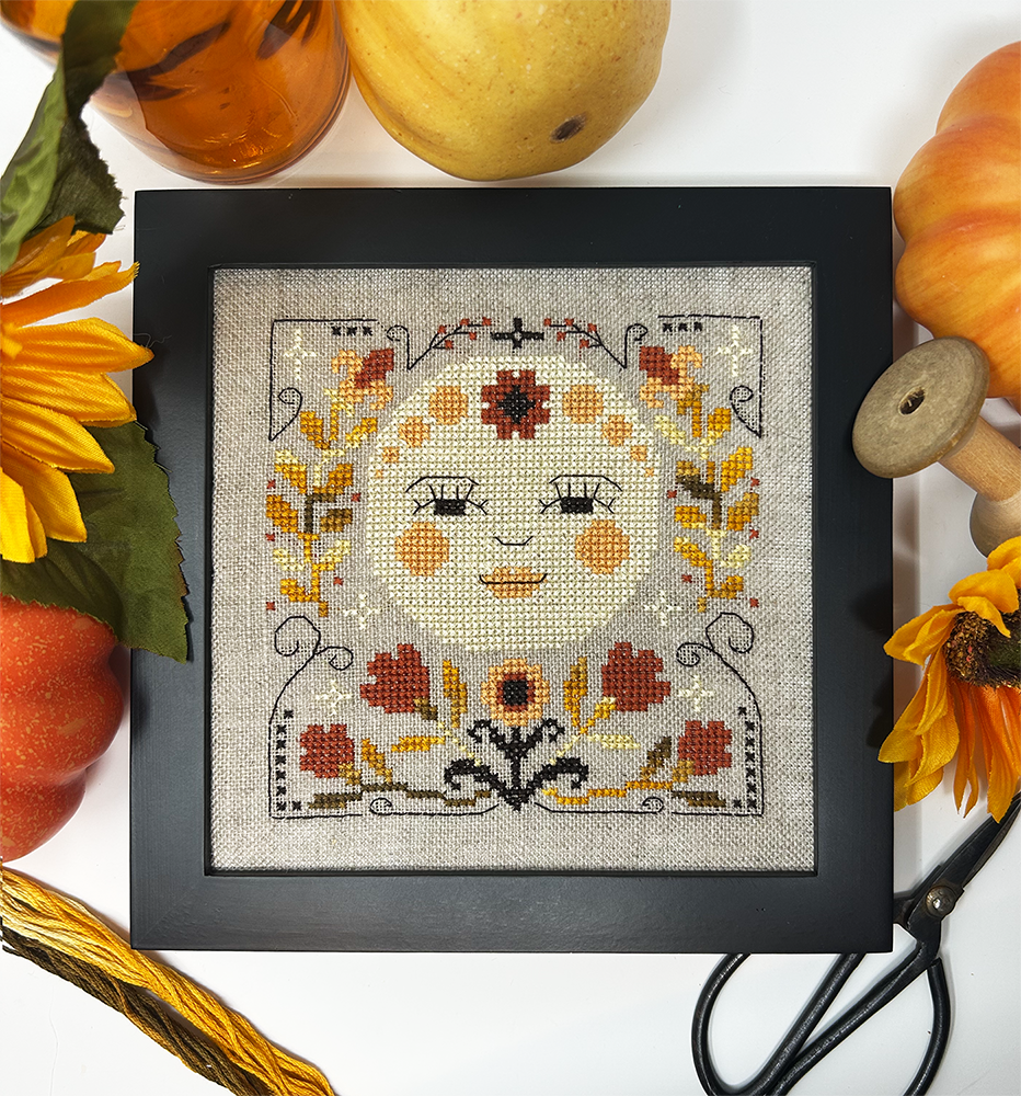 Harvest Moon - Modern Cross Stitch Pattern PDF