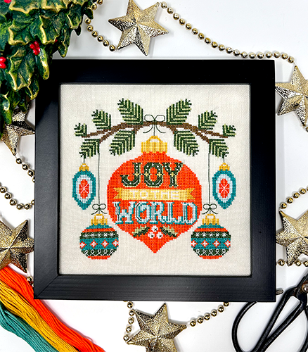 Joy to the World - Modern Cross Stitch PDF