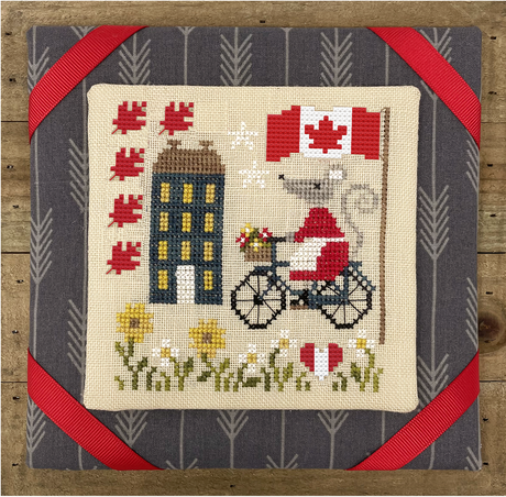 Canadian mouse on bike