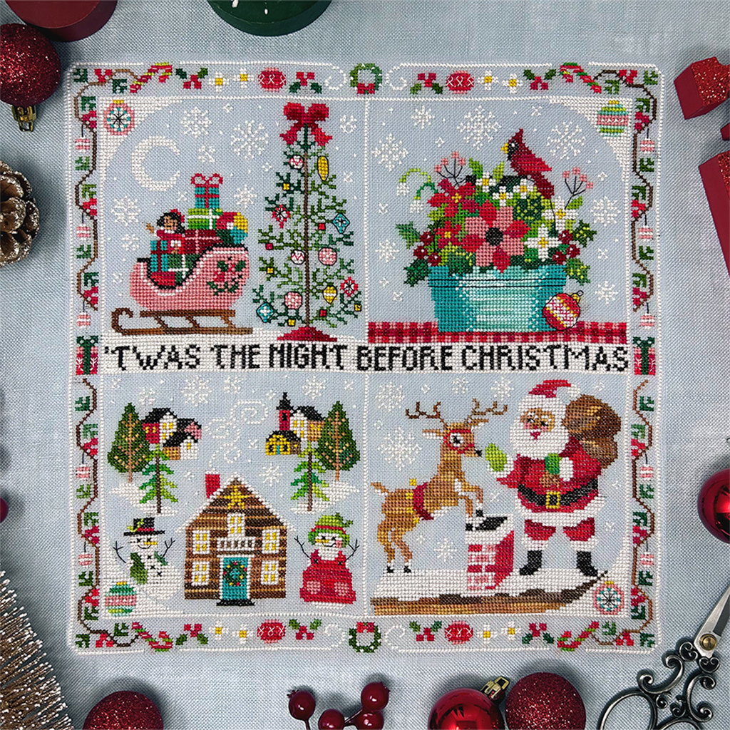 2023 Holiday SAL: The Night Before Christmas Cross Stitch Pattern