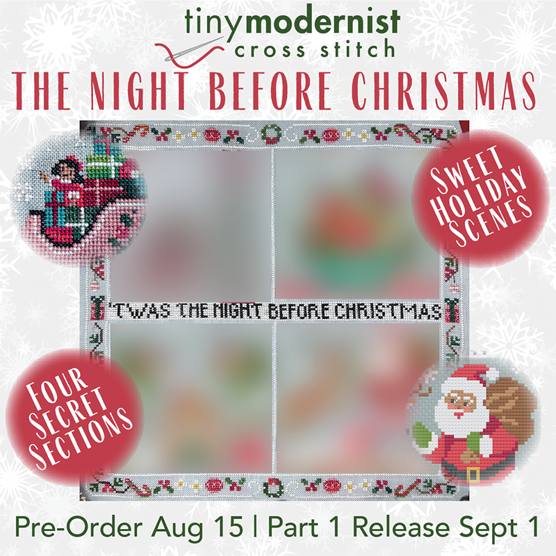 2023 Holiday SAL: The Night Before Christmas Cross Stitch Pattern – Tiny  Modernist Cross Stitch