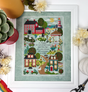 Summer houses by the beach and houses next to trees with words in the middle of the page