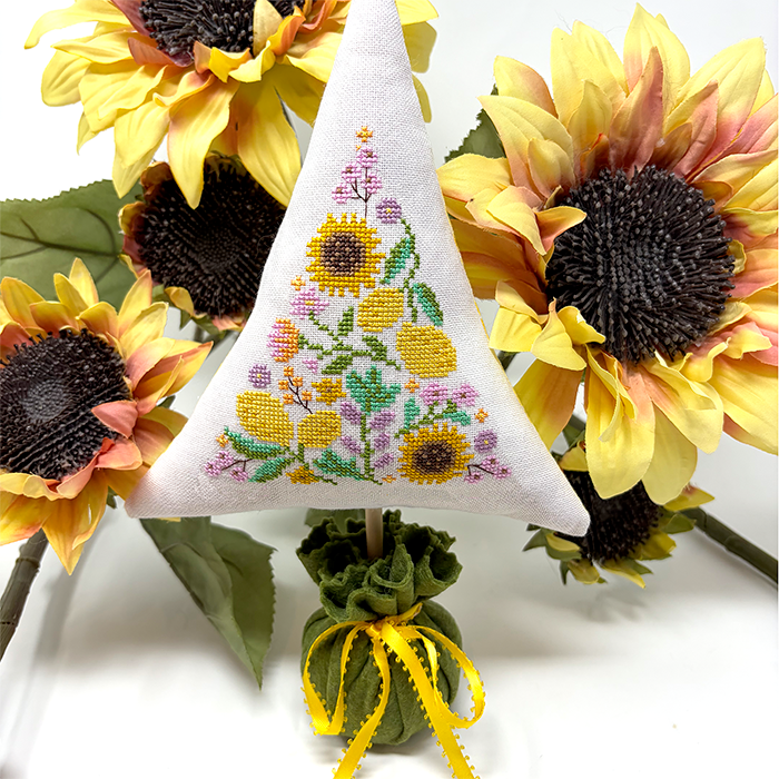 Summer Foliage Tree - Modern Cross Stitch PDF