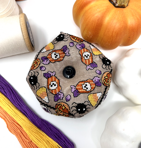 Halloween Treat Biscornu - Modern Cross Stitch PDF