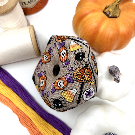 Halloween Treat Biscornu - Modern Cross Stitch PDF