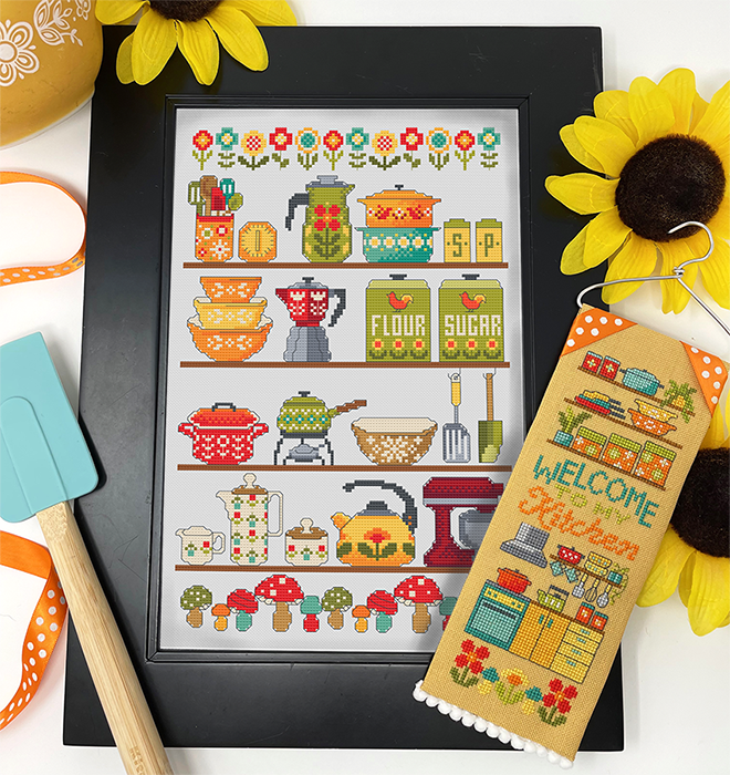 Cross stitch bookmark kit Kitchen
