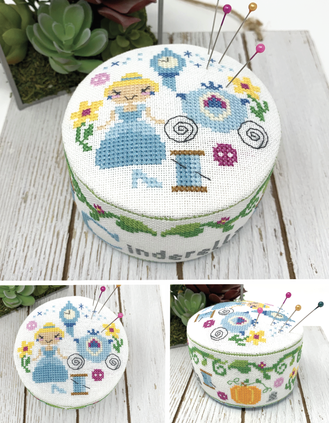 Cinderella Pin Cushion - Fairy Tale Series Cross Stitch Pattern