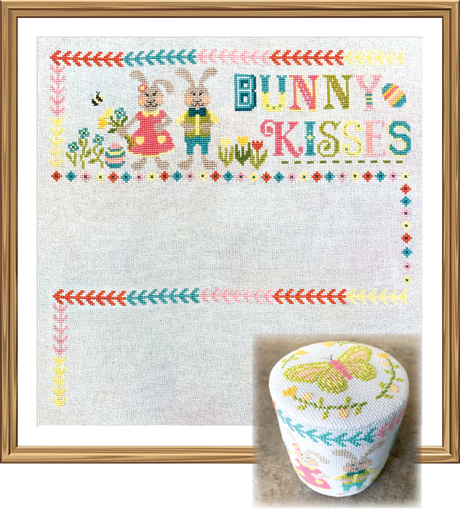 Frühlings-SAL 2020: Kreuzstichmuster „Osterwünsche“ 