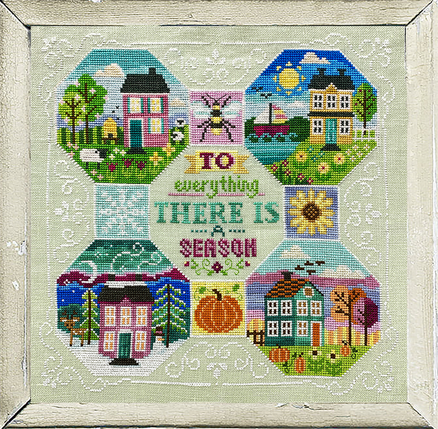 Four seasons with houses