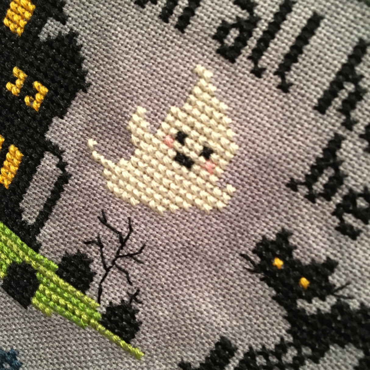 Close up ghost
