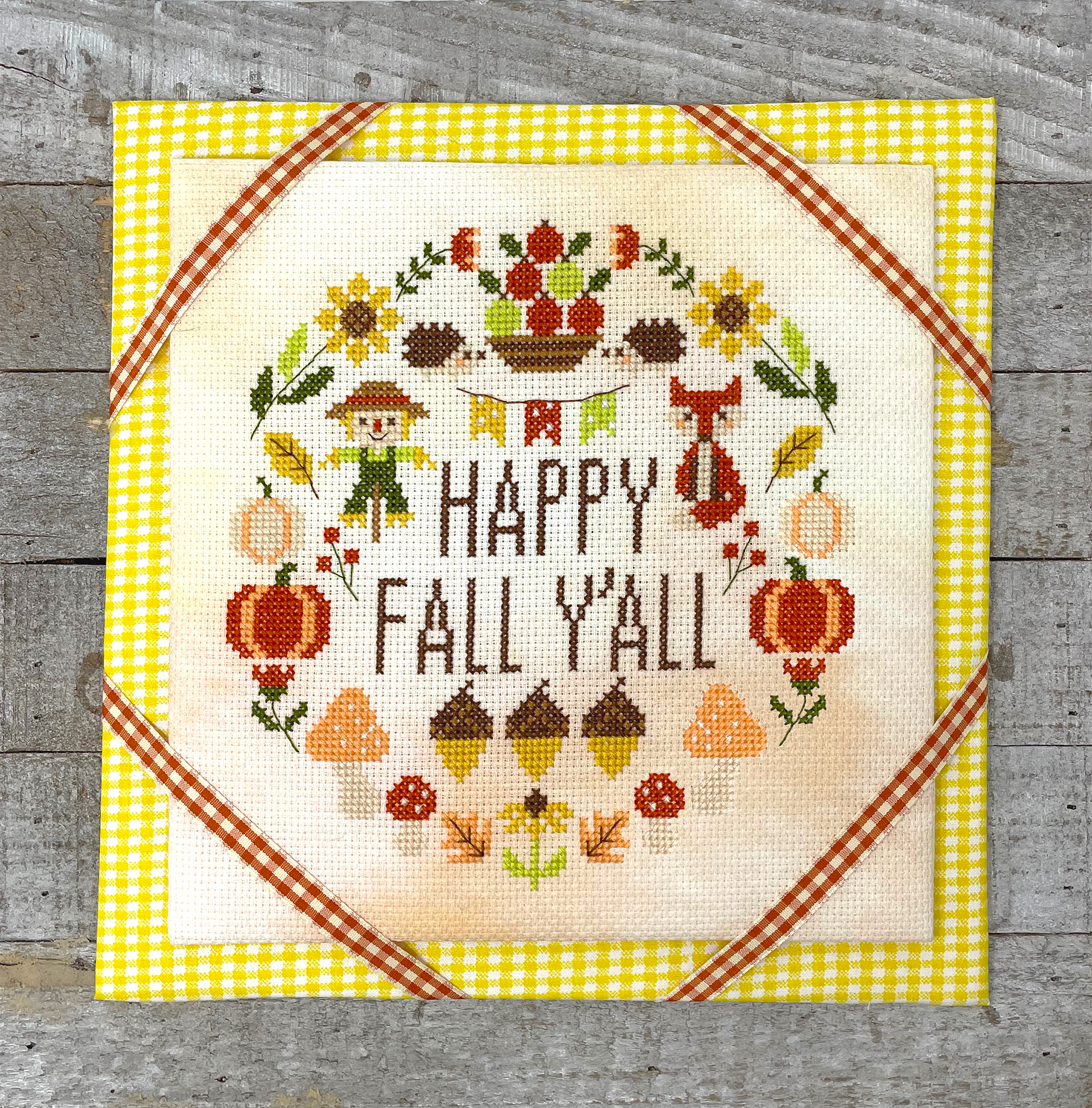 30 charming autumn cross stitch patterns to stitch today - Gathered